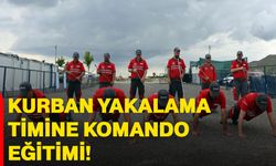 Kurban yakalama timine komando eğitimi