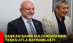 Başkan Şahin Sultandağı’nda Teşkilatla Bayramlaştı
