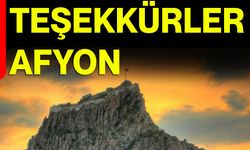 Teşekkürler Afyon