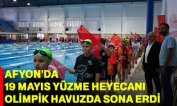 19 Mayıs yüzme heyecanı olimpik havuzda sona erdi