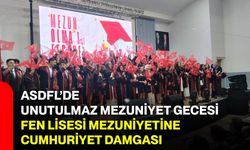 ASDFL’de Unutulmaz Mezuniyet Gecesi: Fen Lisesi Mezuniyetine Cumhuriyet Damgası
