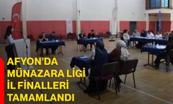 Afyon’da Münazara Ligi İl Finalleri tamamlandı
