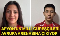 Afyon’un milli güreşçileri Avrupa arenasına çıkıyor