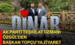 AK Parti Teşkilat Uzmanı Özgül’den Başkan Topçu’ya Ziyaret
