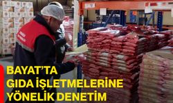 Bayat’ta gıda işletmelerine yönelik denetim