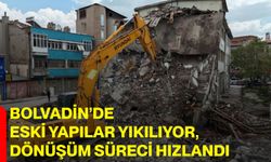 Bolvadin’de eski yapılar yıkılıyor, dönüşüm süreci hızlandı