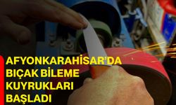 Afyonkarahisar’da bıçak bileme kuyrukları başladı