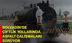 Bolvadin’de Çiftlik Yollarında Asfalt Çalışmaları Sürüyor
