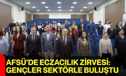 AFSÜ’de Eczacılık Zirvesi: Gençler Sektörle Buluştu