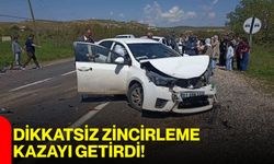 Dikkatsiz zincirleme kazayı getirdi!