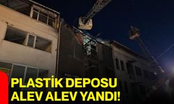 Plastik Deposu Alev Alev Yandı!