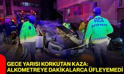 Gece Yarısı korkutan Kaza: Alkometreye Dakikalarca Üfleyemedi