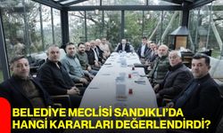 Belediye meclisi Sandıklı’da hangi kararları değerlendirdi?