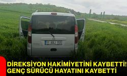 Direksiyon Hakimiyetini Kaybetti! Genç Sürücü Hayatını Kaybetti