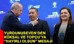 Yurdunuseven’den Köksal ve Topçu’ya “Hayırlı Olsun” Mesajı