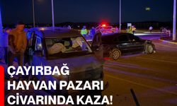 Çayırbağ Hayvan Pazarı Civarında Kaza!