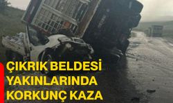 Çıkrık Beldesi Yakınlarında Korkunç Kaza