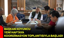 Başkan Koyuncu Yeni Haftaya Koordinasyon Toplantısıyla Başladı