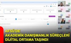 AFSÜ’de Akademik Danışmanlık Süreçleri Dijital Ortama Taşındı