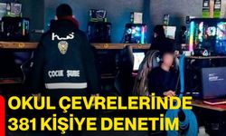 Okul çevrelerinde 381 kişiye denetim