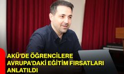 AKÜ’de Öğrencilere Avrupa’daki Eğitim Fırsatları Anlatıldı