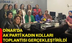 Dinar’da AK Parti Kadın Kolları Toplantısı Gerçekleştirildi