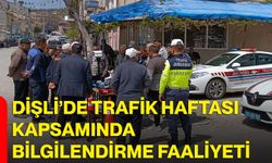 Dişli’de trafik haftası kapsamında bilgilendirme faaliyeti