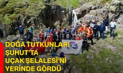Doğa Tutkunları Şuhut’ta Uçak Şelalesi’ni Yerinde Gördü