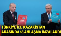 Türkiye ile Kazakistan arasında 13 anlaşma imzalandı