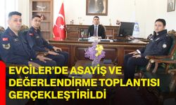 Evciler’de Asayiş ve Değerlendirme Toplantısı Gerçekleştirildi