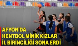 Afyon’da Hentbol Minik Kızlar İl Birinciliği Sona Erdi