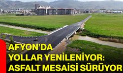 Afyon’da Yollar Yenileniyor: Asfalt Mesaisi Sürüyor