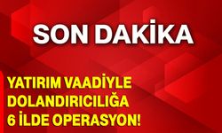 Yatırım Vaadiyle Dolandırıcılığa 6 İlde Operasyon