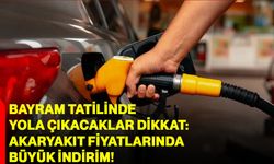 Bayram tatilinde yola çıkacaklar dikkat: Akaryakıt fiyatlarında büyük indirim!