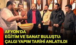 Afyon’da eğitim ve sanat buluştu: Çalgı yapım tarihi anlatıldı
