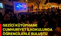Gezici Kütüphane Cumhuriyet İlkokulunda Öğrencilerle Buluştu