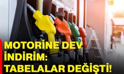 Motorine Dev İndirim Geldi: Tabelalar Değişti
