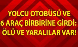 Uşak’ta Yolcu otobüsü ve 6 araç birbirine girdi: Ölü ve yaralılar var