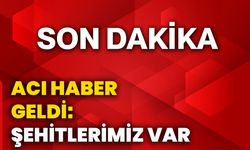 Acı haber geldi: Şehitlerimiz var
