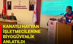 Kanatlı hayvan işletmecilerine biyogüvenlik anlatıldı