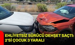Ehliyetsiz sürücü dehşet saçtı: 2’si çocuk 3 yaralı