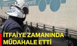 İtfaiye zamanında müdahale etti