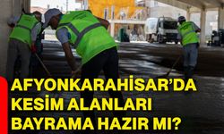 Afyonkarahisar’da kesim alanları bayrama hazır mı?