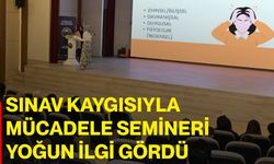Sınav kaygısıyla mücadele semineri yoğun ilgi gördü