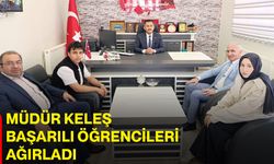 Müdür Keleş başarılı öğrencileri ağırladı