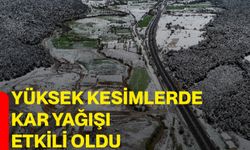 Yüksek kesimlerde kar yağışı etkili oldu