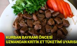 Kurban Bayramı öncesi uzmandan kritik et tüketimi uyarısı