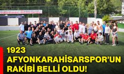 1923 Afyonkarahisarspor’un rakibi belli oldu!