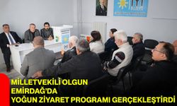 Milletvekili Olgun Emirdağ’da yoğun ziyaret programı gerçekleştirdi