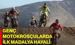 Genç motokrosçularda ilk madalya hayali